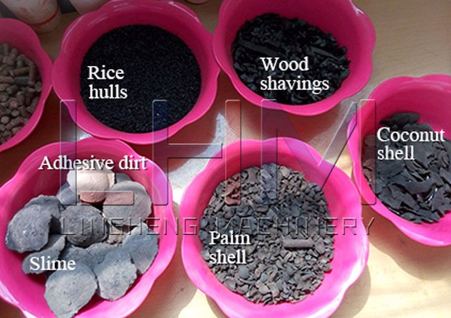 Various kind of charcoal as follow